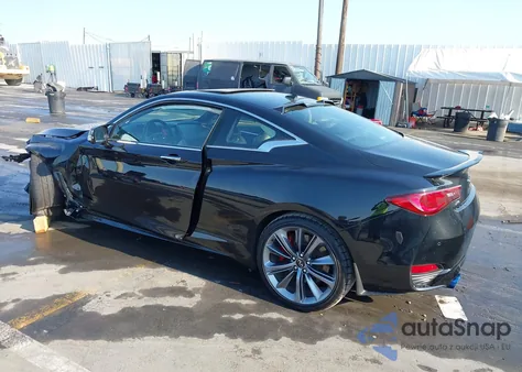 2022 Infiniti Q60 Red Sport 400 from USA, damaged, VIN JN1FV7LL4NM680546
